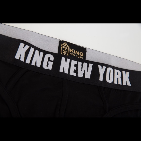 KING NEW YORK , Brief , bamboo fabric underwear.(BLACK) - Picture 15 of 15